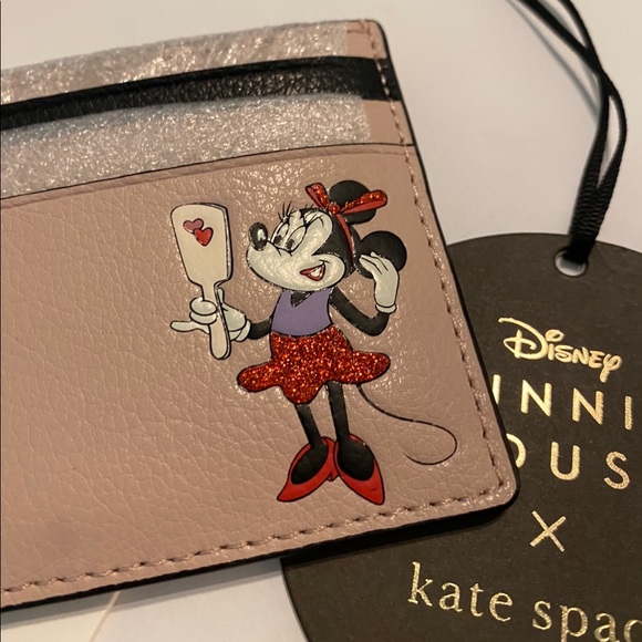 Kate Spade x Disney Minnie Mouse Card Wallet - Picture 6 of 8